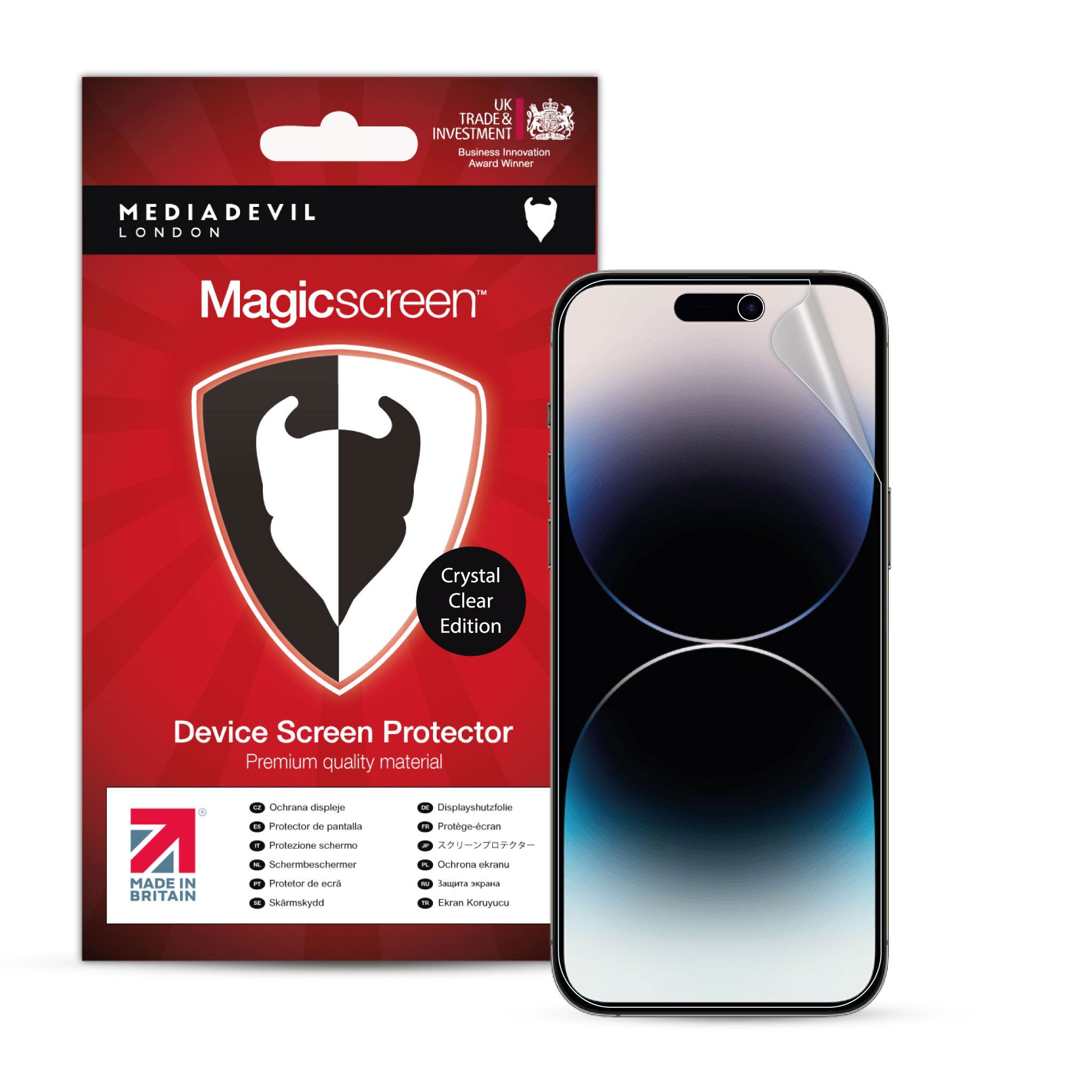 iPhone 15 Pro Max Screen Protector (Ultra-Tough, Glass Free)