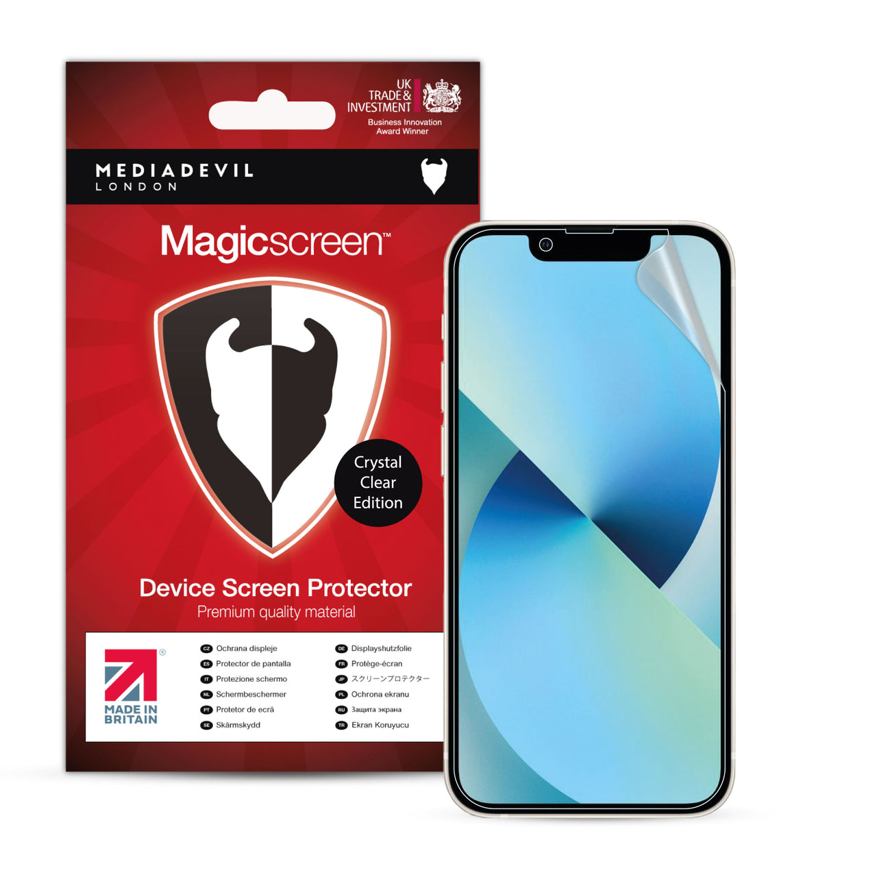 Apple iPhone 13 / 13 Pro Screen Protector (Ultra-Tough, Glass-Free)