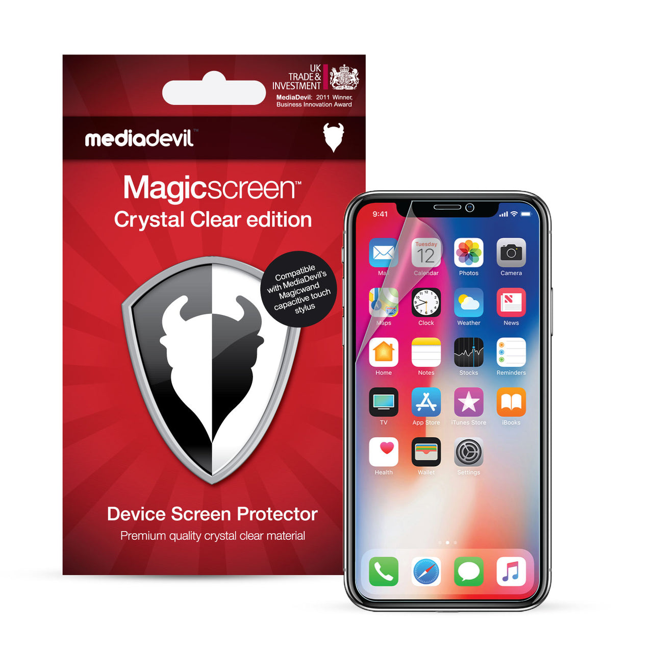 Apple iPhone X / XS Screen Protector (Ultra-Tough, Glass-Free)