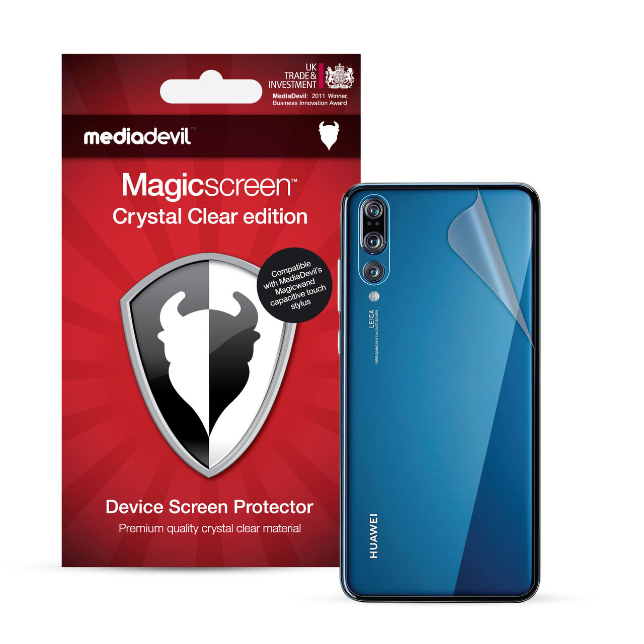 Huawei P20 Pro Back Protector Film (Clear)