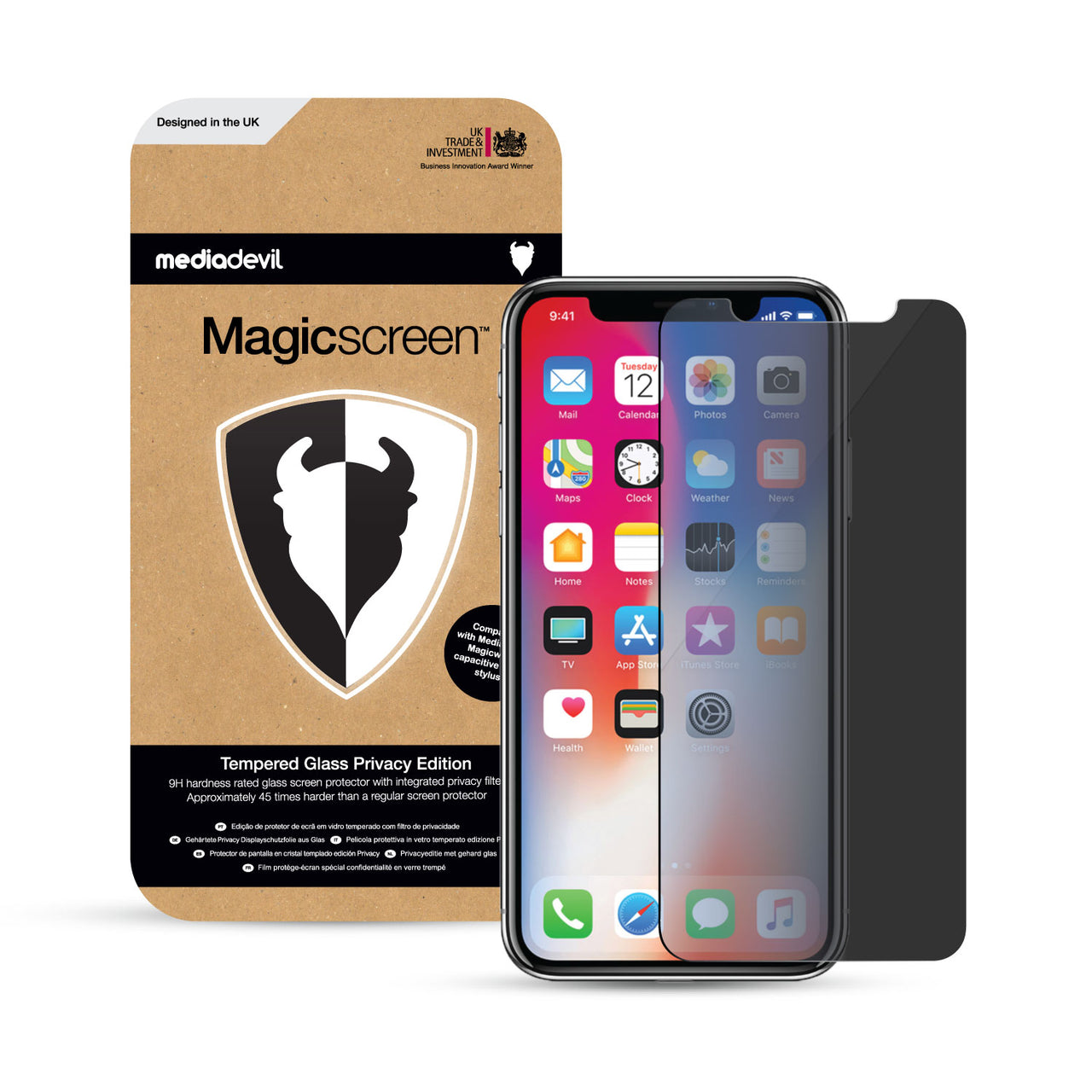 iPhone 13 Pro Max Tempered Glass Privacy Screen Protector