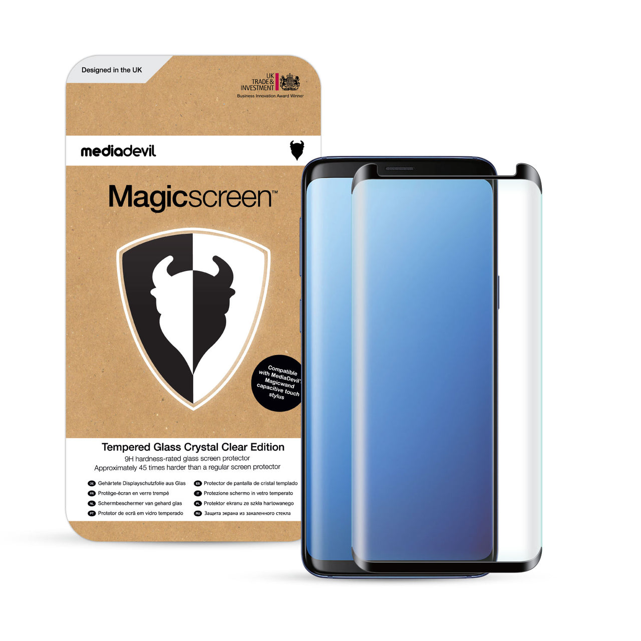 Samsung Galaxy S9 Tempered Glass Screen Protector (Clear)