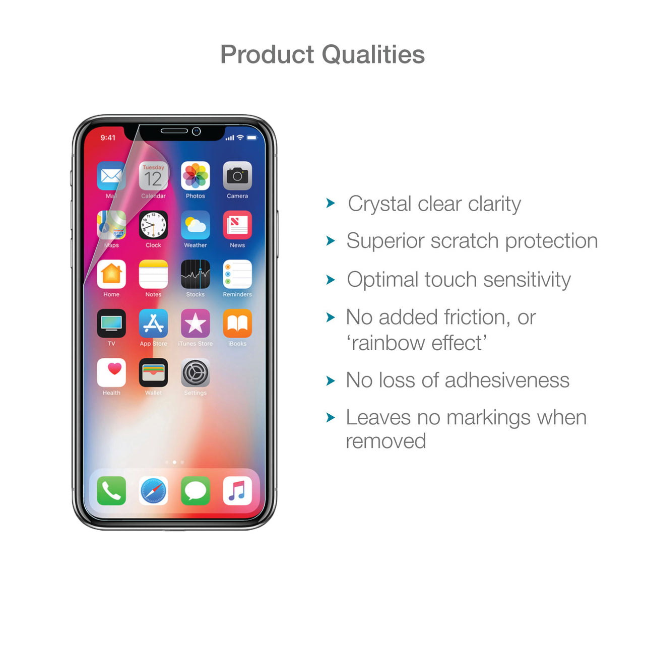 Apple iPhone XS Max Screen Protector (Ultra-Tough, Glass-Free)