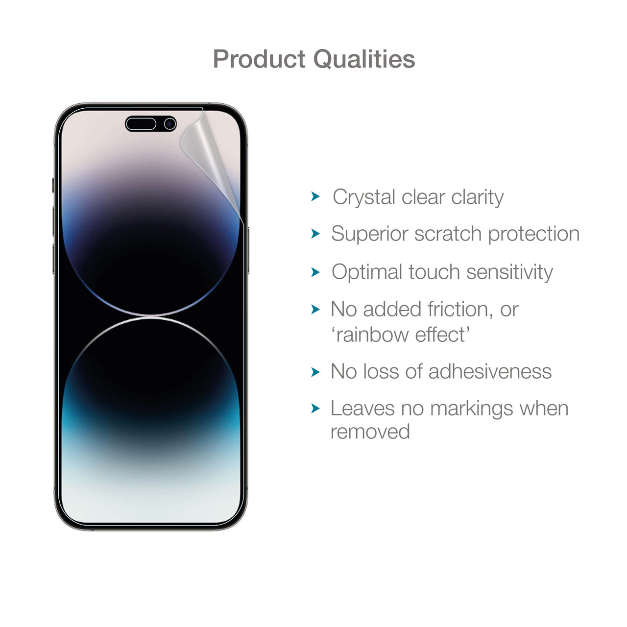 Apple iPhone 14 Pro Screen Protector (Ultra-Tough, Glass-Free)