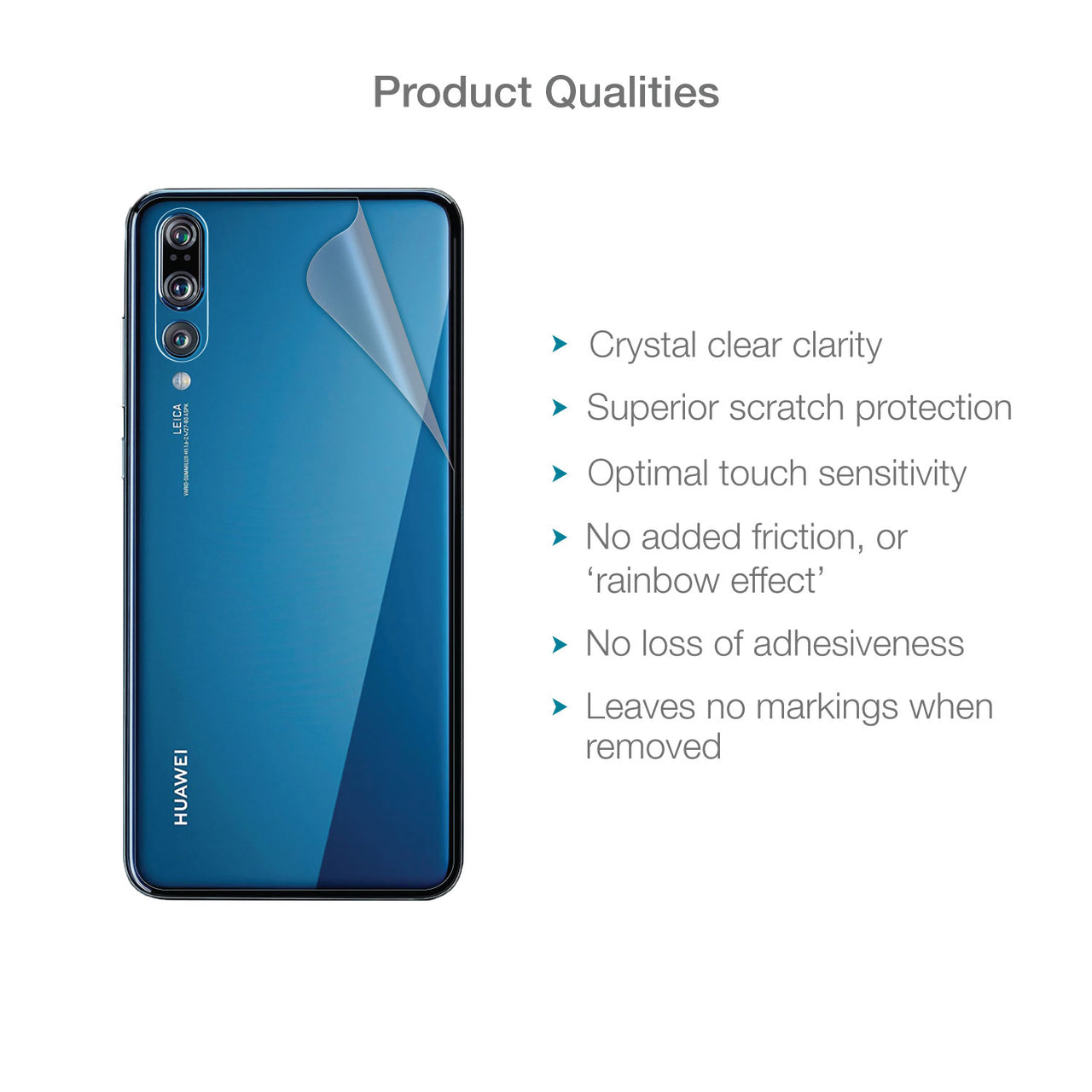 Huawei P20 Back Protector Film (Clear)