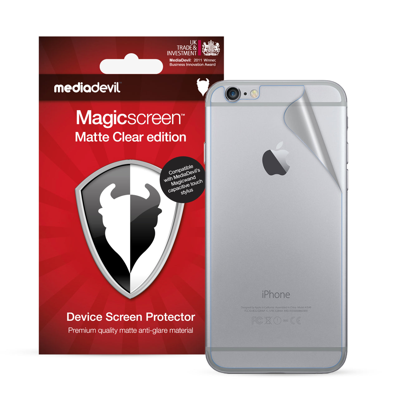 iPhone 6 Plus / 6s Plus Back Protector Film (Matte, Clear)