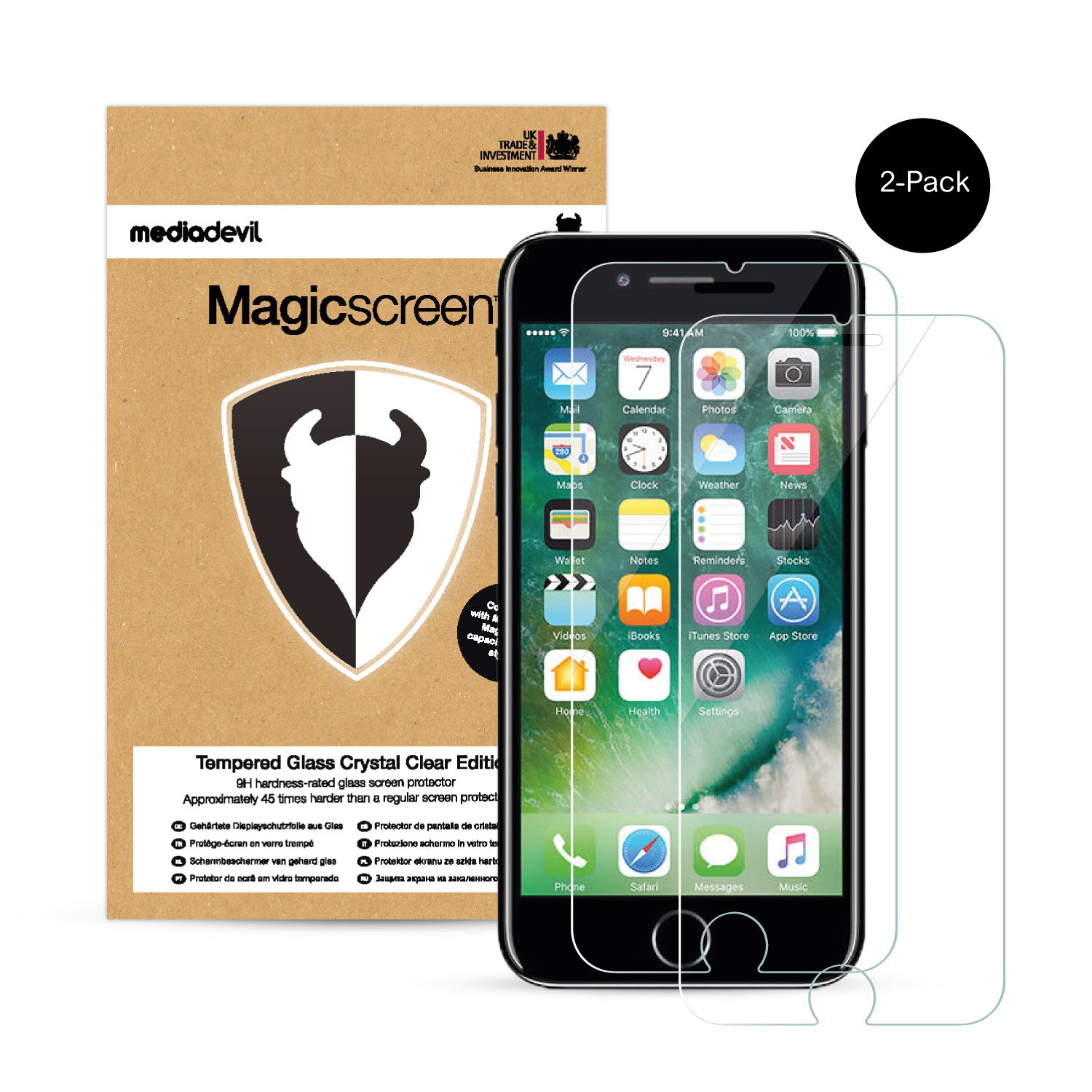 Apple iPhone Plus Plus Tempered Glass Screen Protector