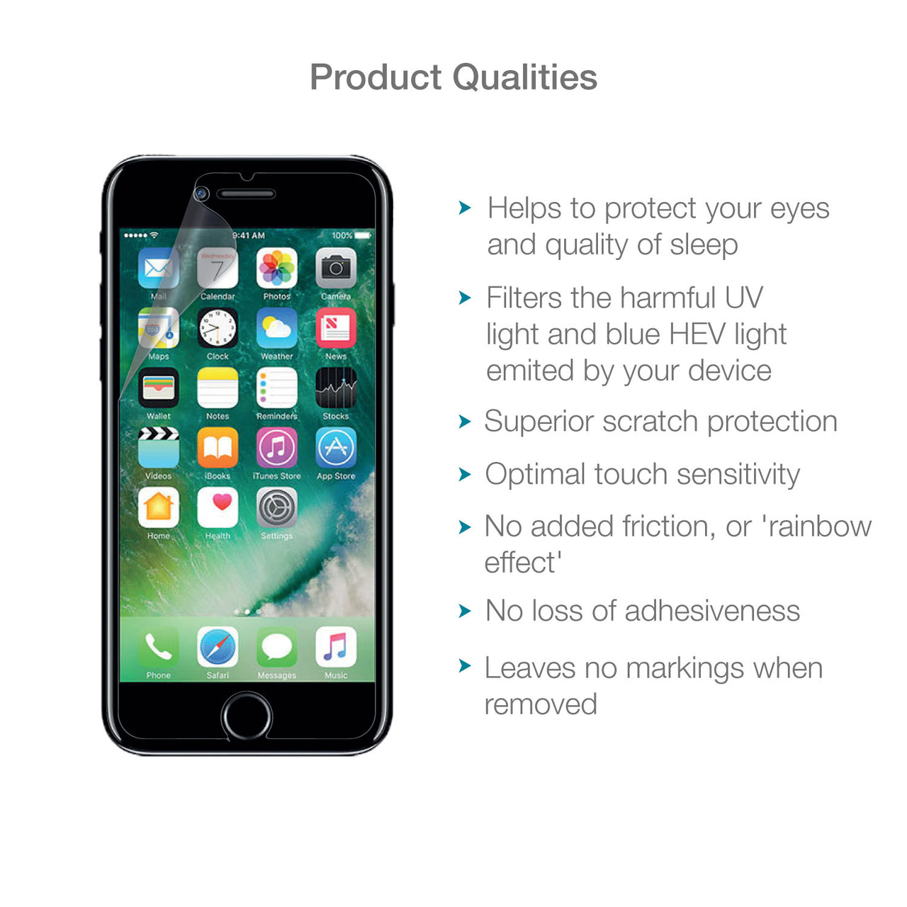 iPhone 7 Plus & iPhone 8 Plus Screen Protector (Anti Blue Light)