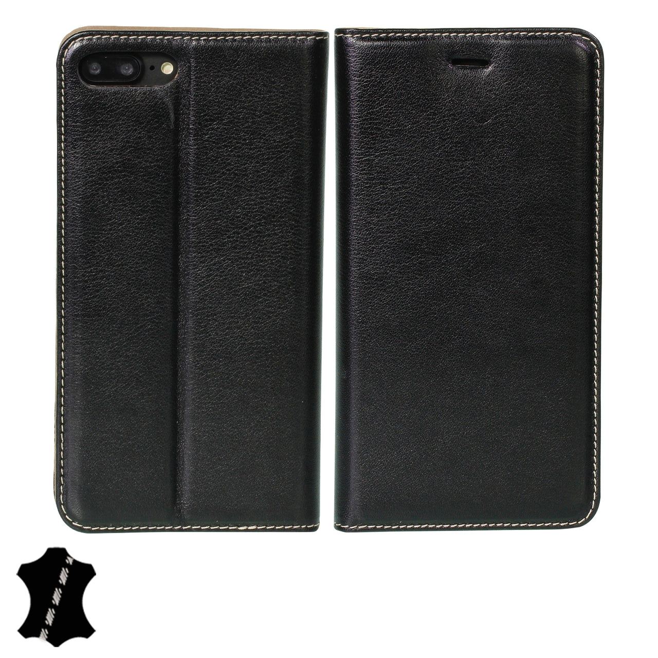 iPhone 7 Plus / 8 Plus Genuine Leather Case with Stand | Artisancover