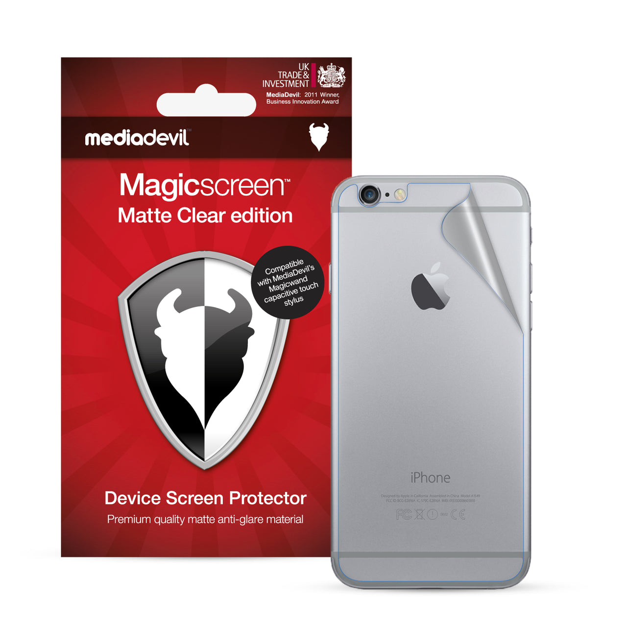 iPhone 6 / 6s Back Protector Film (Matte, Clear)