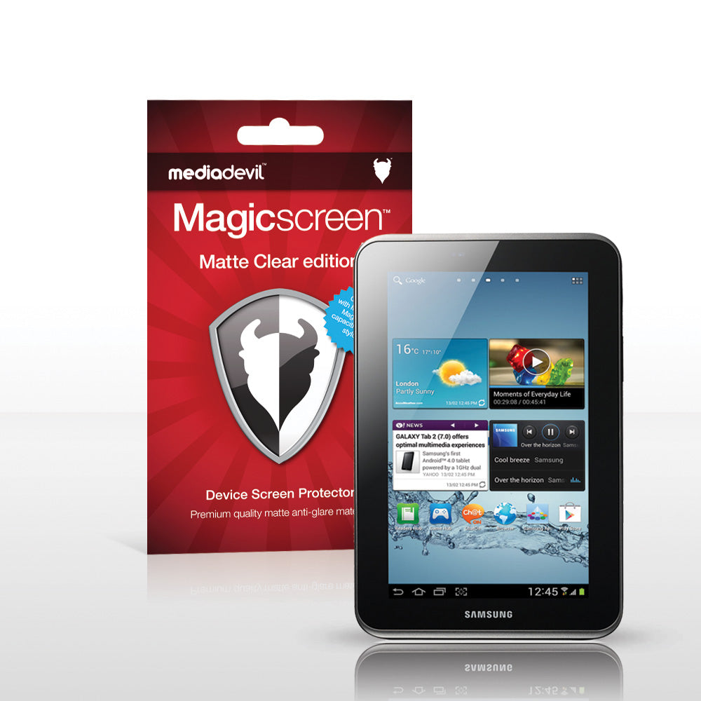 Magicscreen screen protector - Matte Clear (Anti-Glare) Edition - Samsung Galaxy Tab 2 (7.0")