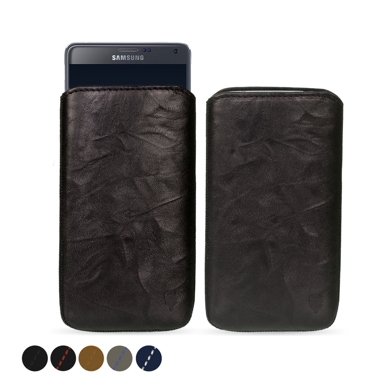 Samsung Galaxy Note 4 Genuine Leather Pouch Sleeve Case | Artisanpouch