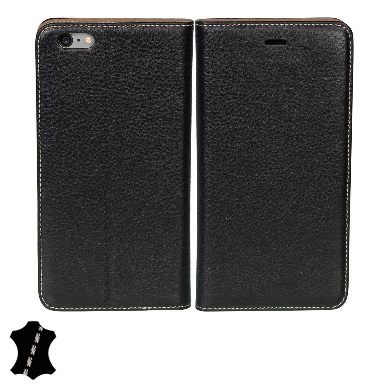 iPhone 6 Plus / 6s Plus Genuine Leather Case with Stand | Artisancover