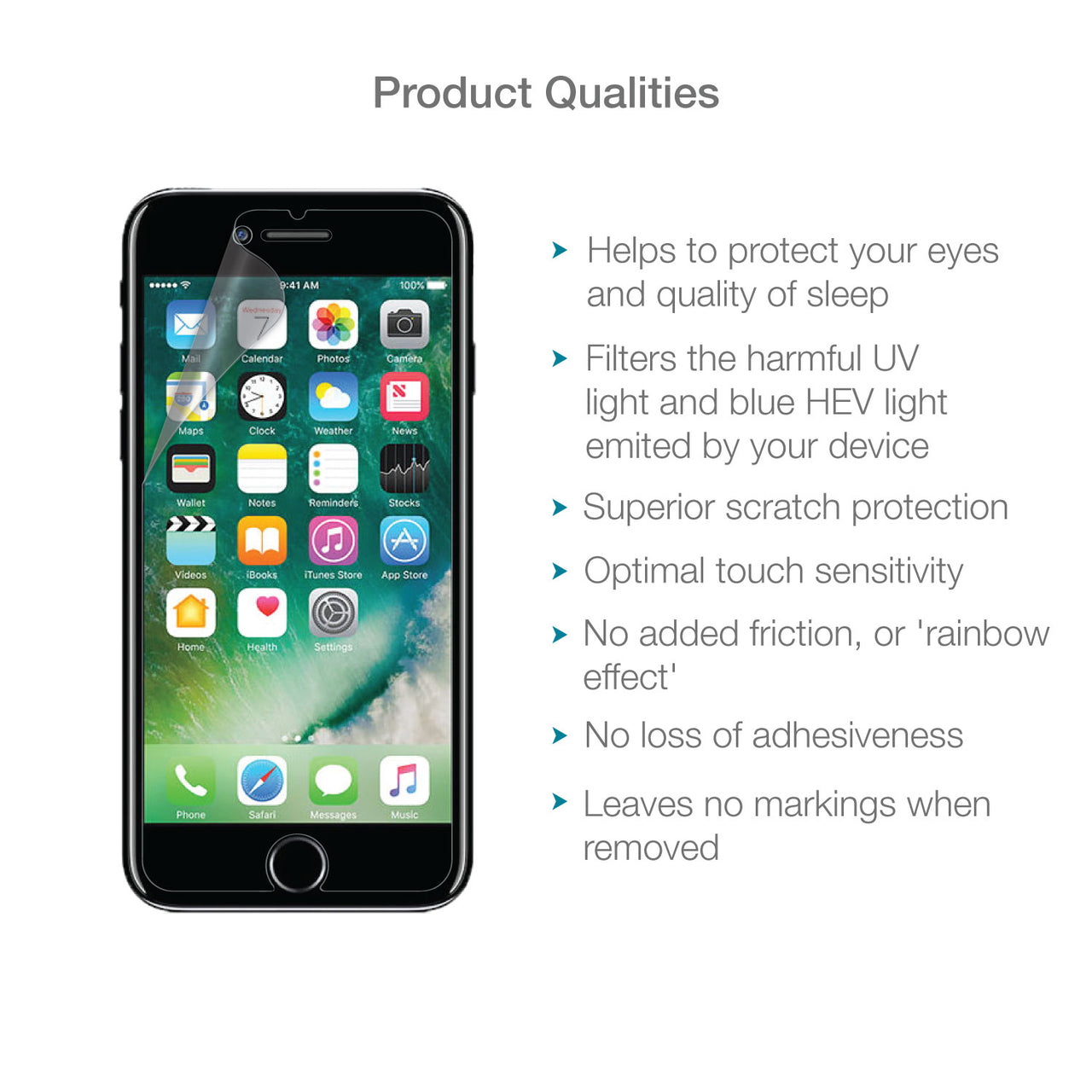iPhone SE (2022 / 2020) & iPhone 8/7 Screen Protector (Anti Blue Light)