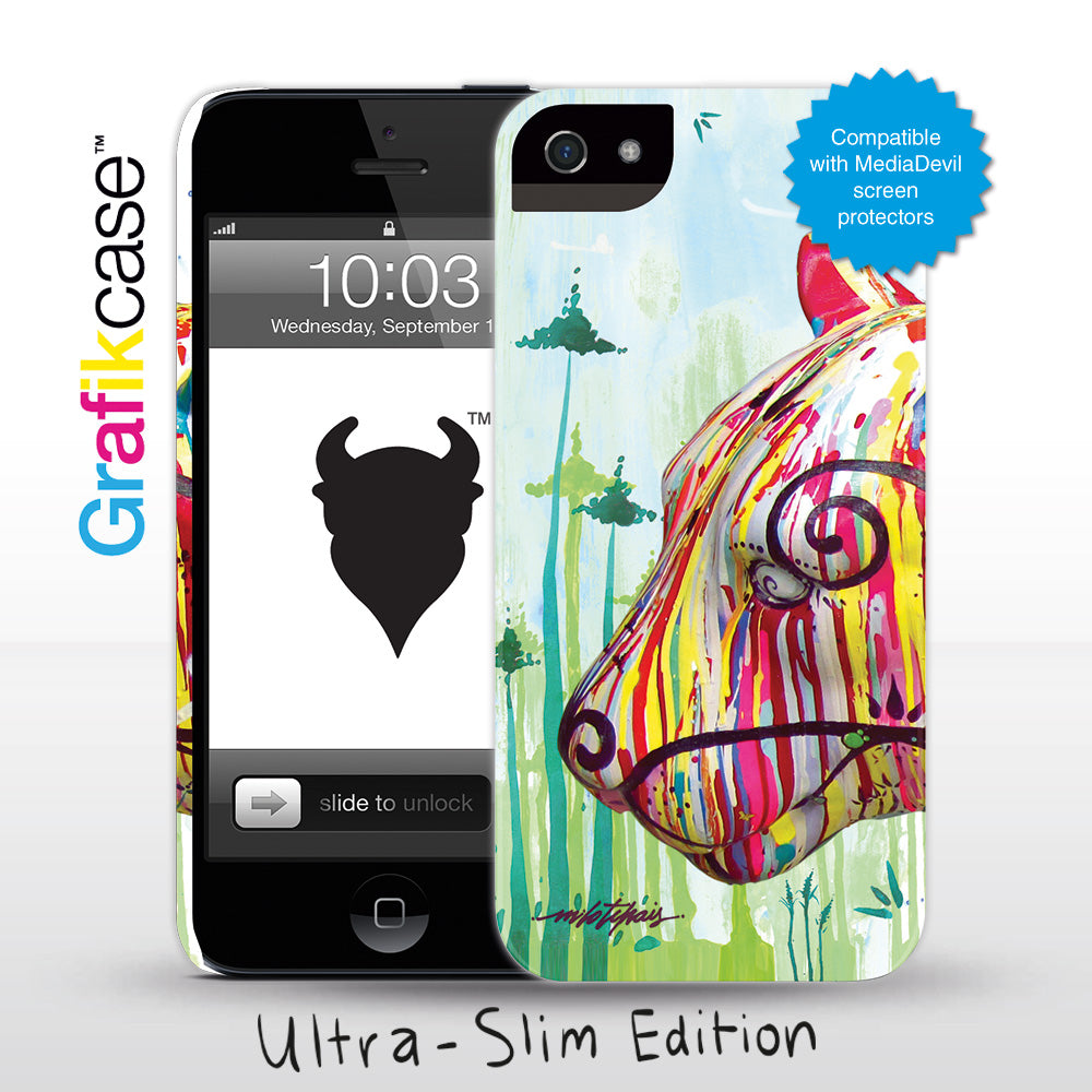 Grafikcase iPhone 5 case: Feline by Milo Tchais