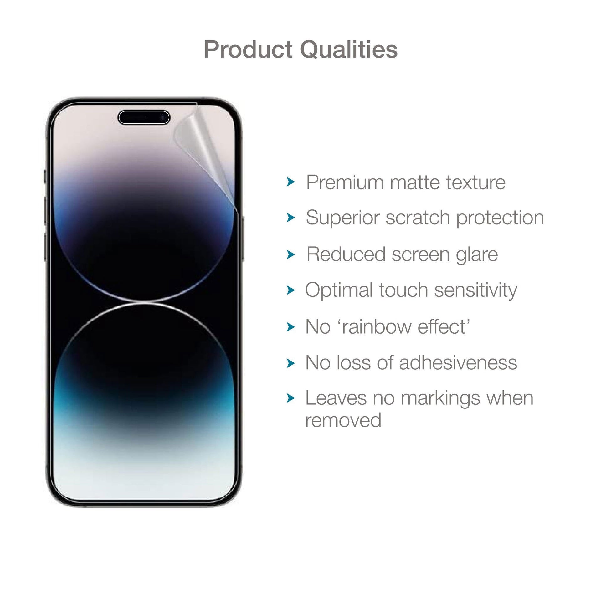 Mothca 2 Pack Matte Glass Screen Protector for iPhone 15 Pro Max[6.7 inch]  + 2 Pack Camera Lens Protector, Anti-Glare & Anti-Fingerprint Case Friendly