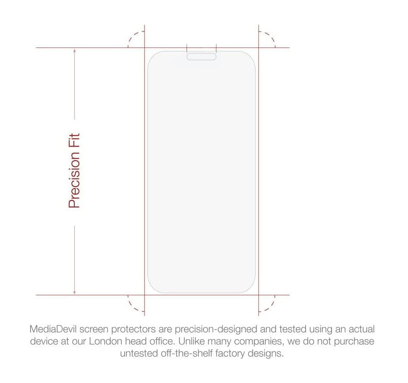 iPhone 12 / 12 Pro Matte Screen Protector (Ultra-Tough, Glass Free)