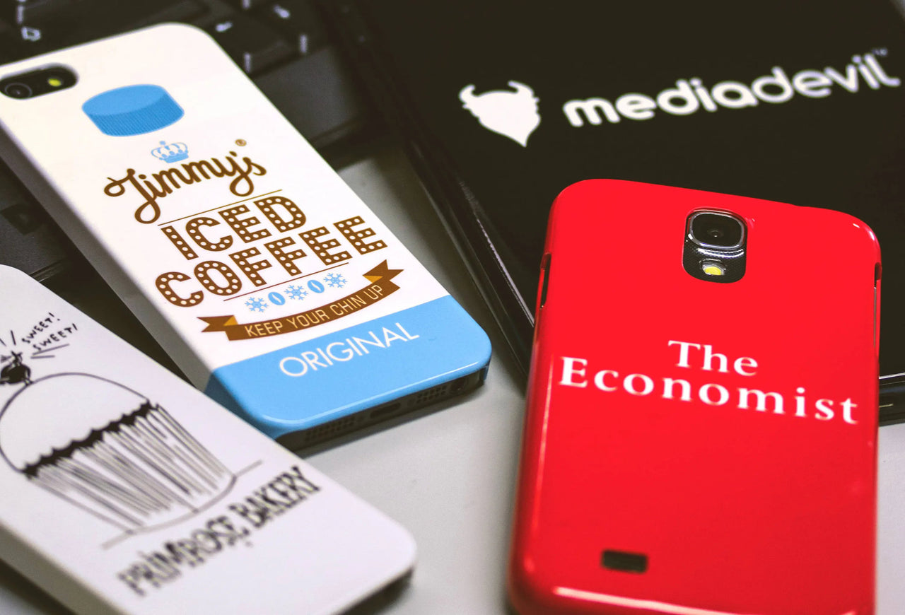 Corporate branded phone cases by MediaDevil