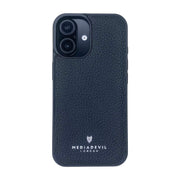 MediaDevil leather bumper case for iPhone 16 Plus - Black