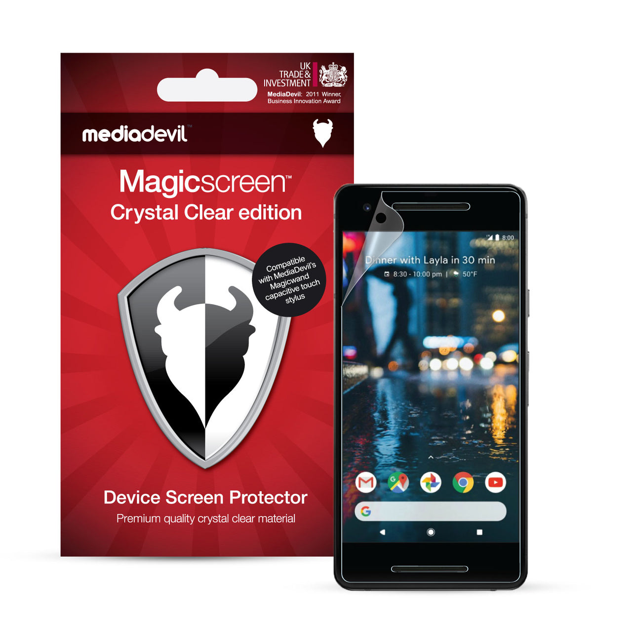 Google Pixel 3a XL Screen Protector (Ultra-Tough, Glass-Free)