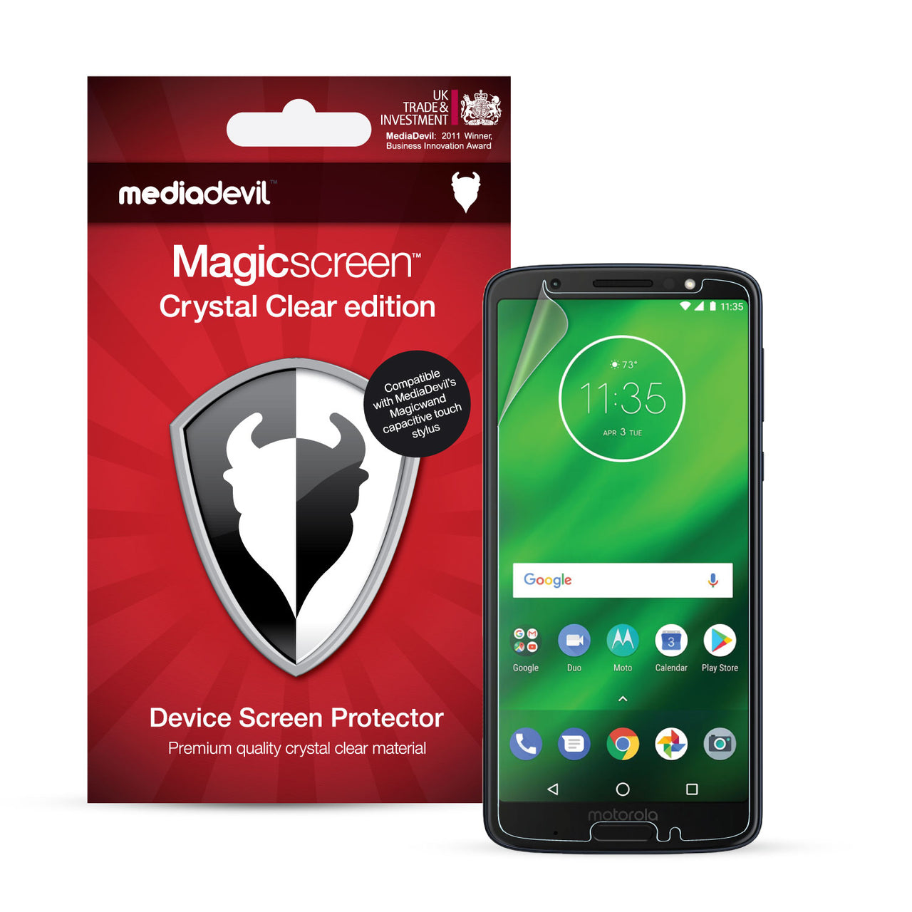 Motorola Moto G6 Plus Screen Protector (Clear)