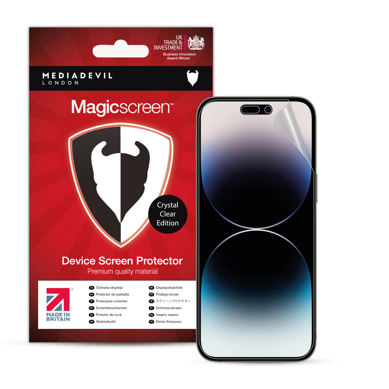 iPhone 14 Pro Max Screen Protector (Ultra-Tough, Glass-Free)