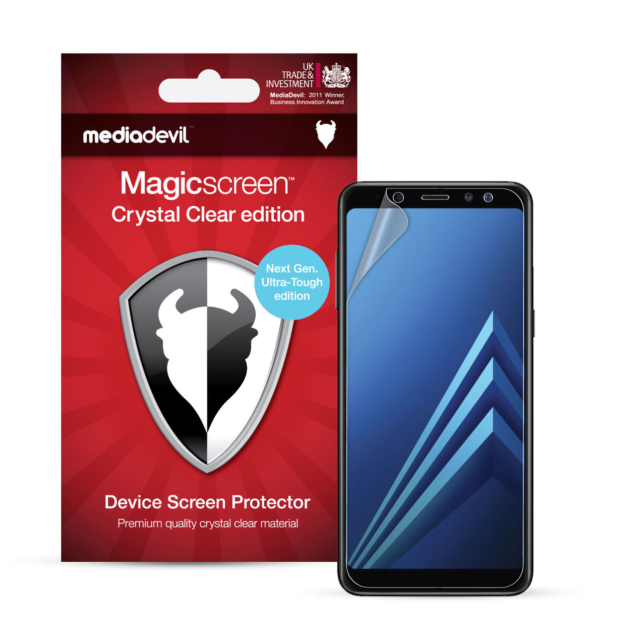 Samsung Galaxy A8 (2018) Screen Protector (Ultra-Tough, Glass-Free)