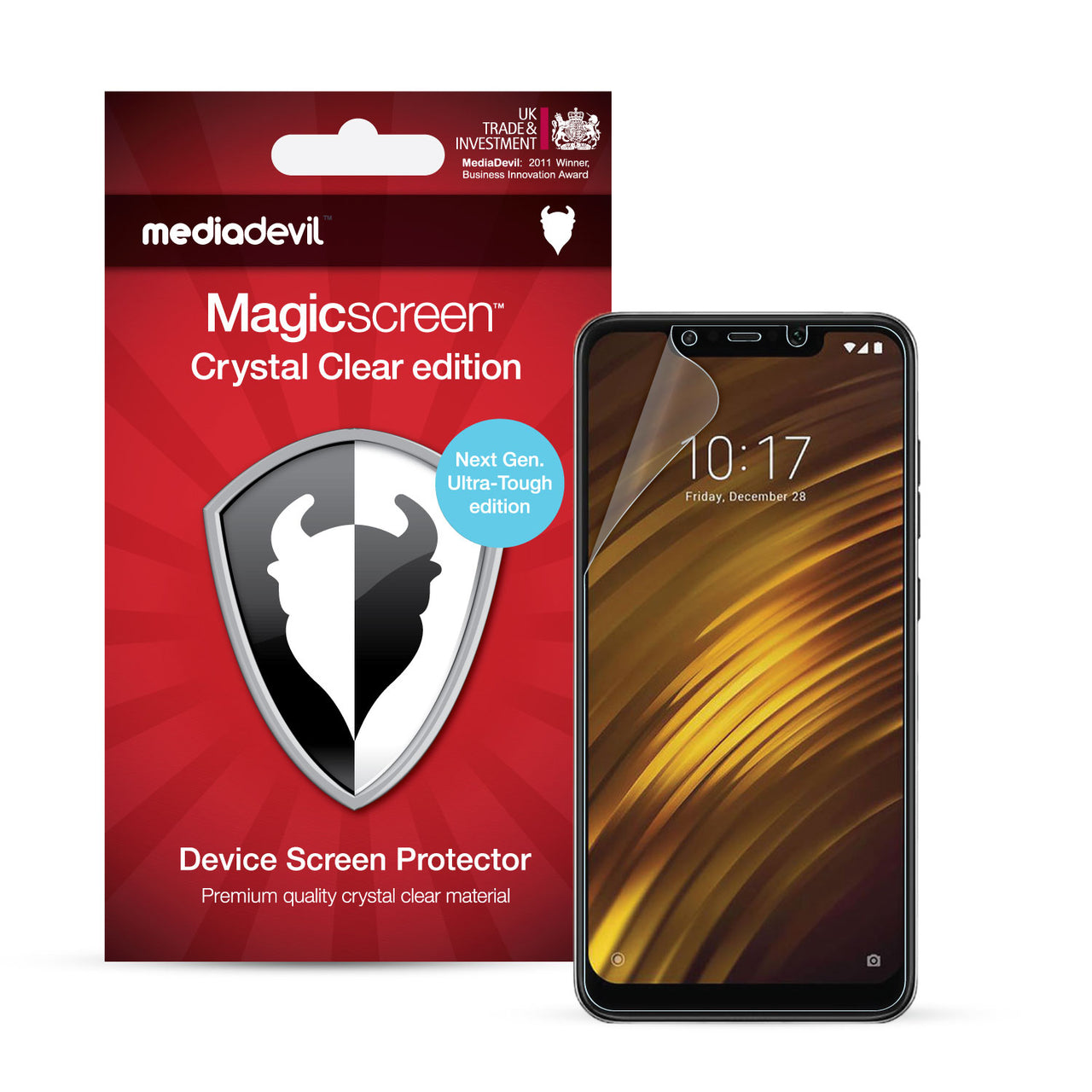Xiaomi Pocophone F1 Screen Protector (Ultra-Tough, Glass-Free)