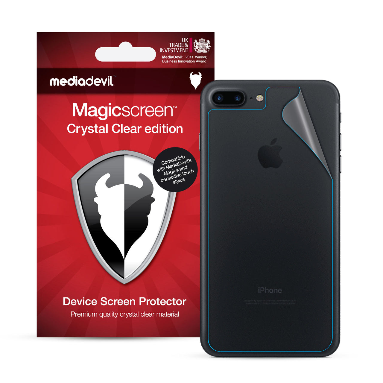 iPhone 7 Plus & iPhone 8 Plus Back Protector Film (Clear)