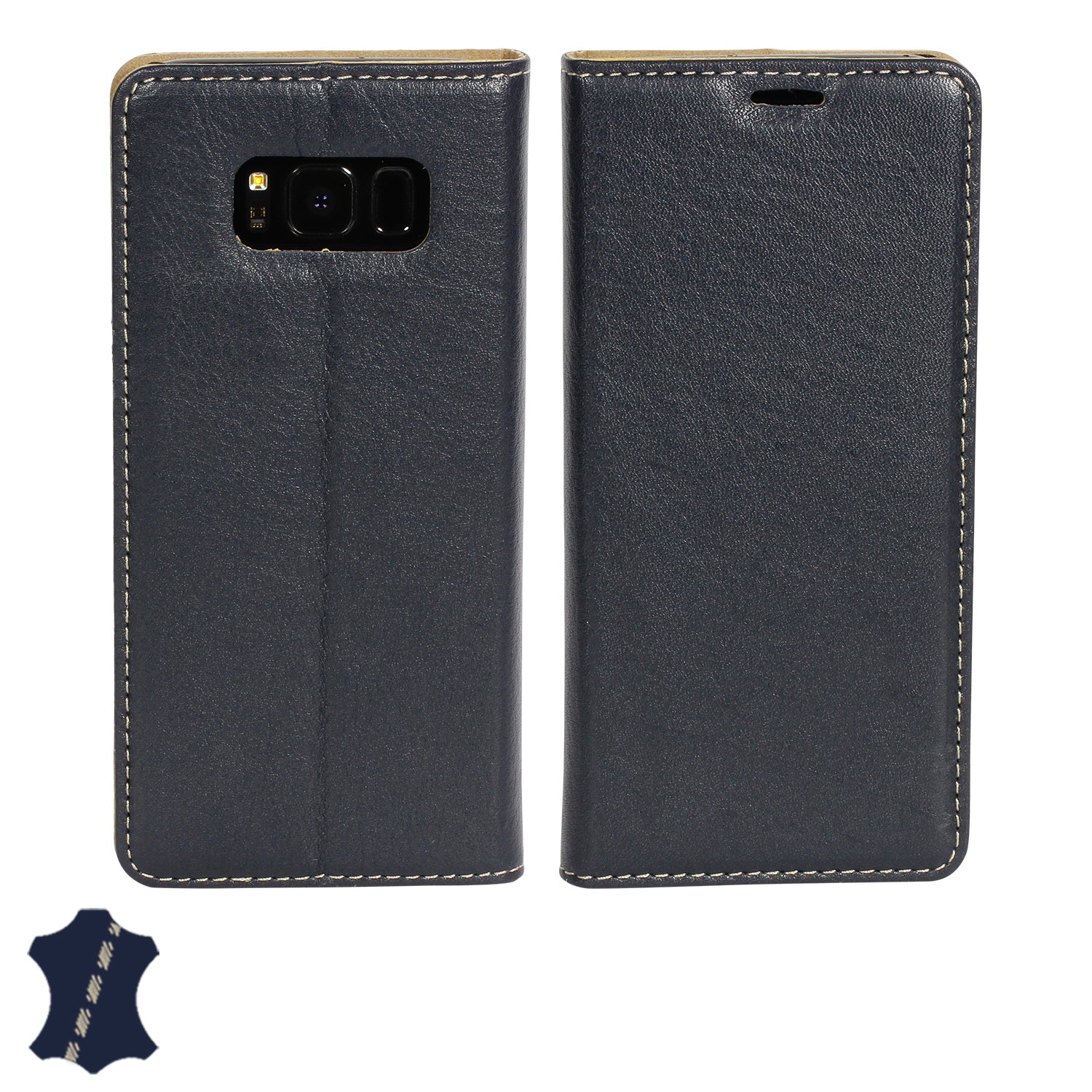 Samsung Galaxy S8 Plus S8 Genuine Leather Case with Stand