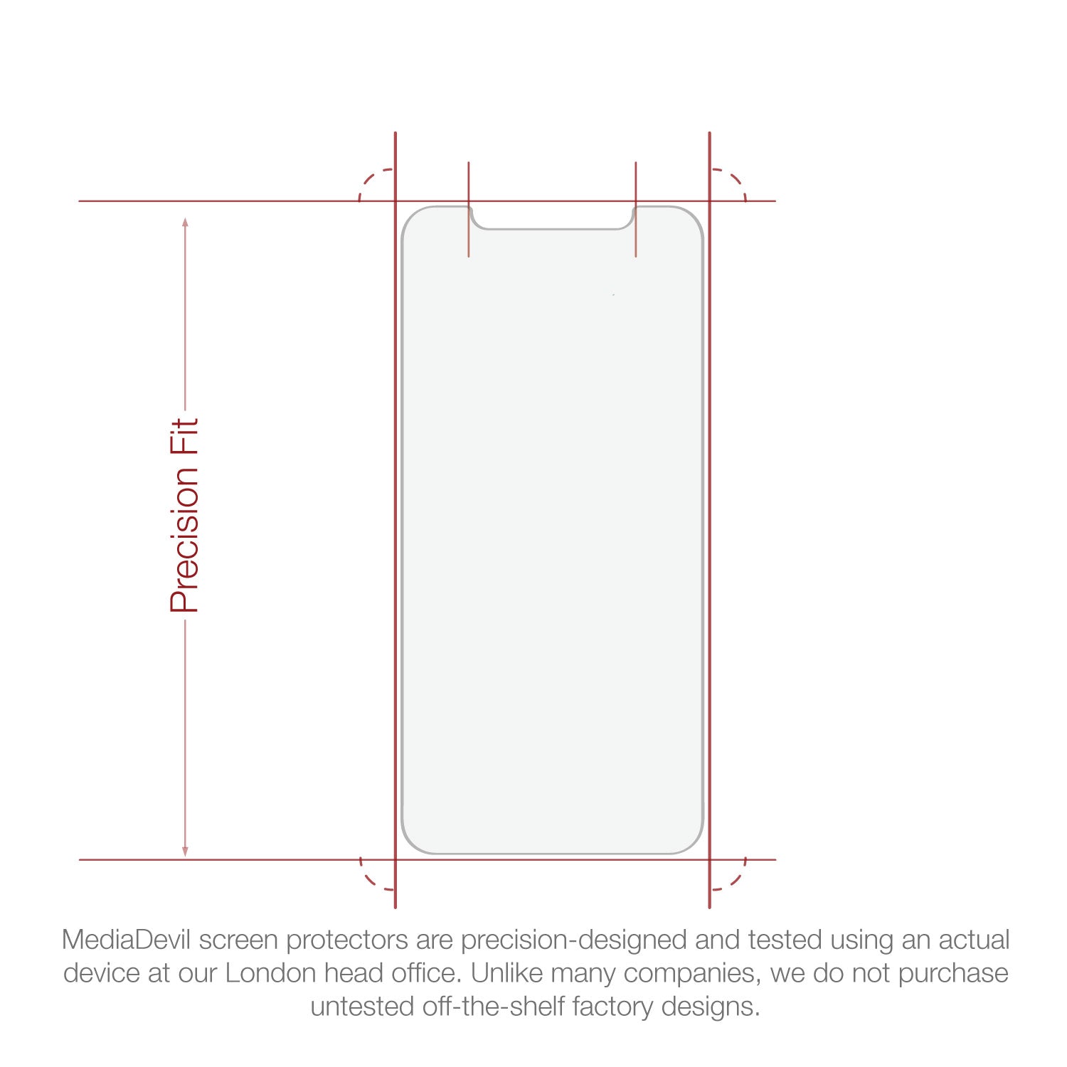 MediaDevil Pellicola In Vetro Temperato Per IPhone 12 Pro Max (2 Pezzi) Con Cornice, Anti-impronta
