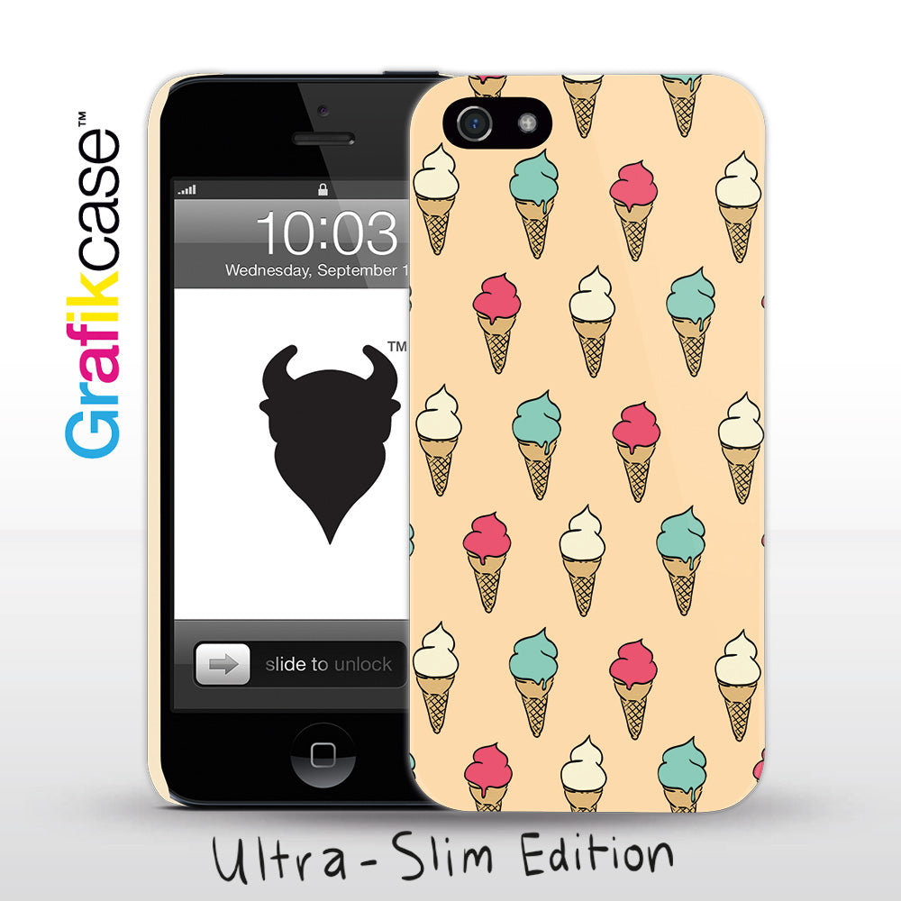 iPhone SE (1st Gen) and iPhone 5/5s Case: Ice Cream Cones | Grafikcase