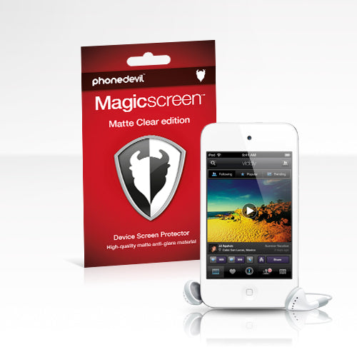Magicscreen screen protector - Matte Clear (Anti-Glare) edition: Apple iPod Touch 4G/5G