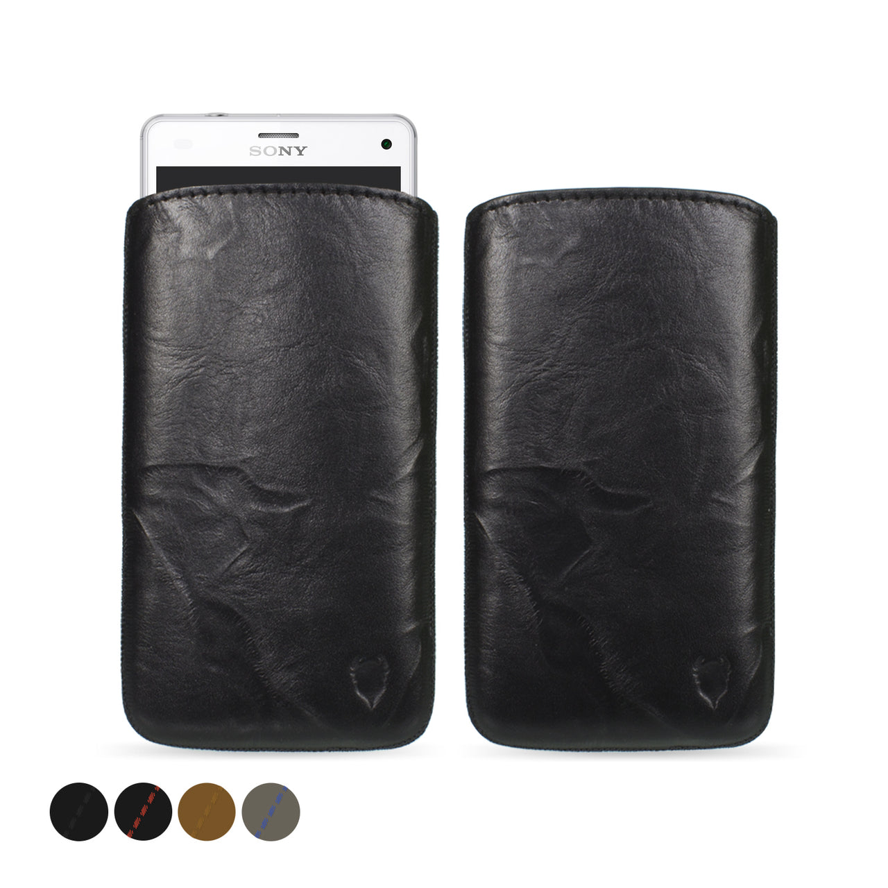 Sony Xperia Z3 Compact Genuine Leather Pouch Sleeve Case | Artisanpouch