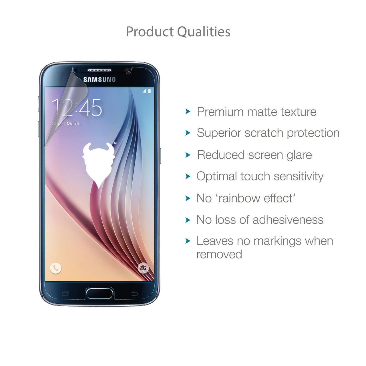 Samsung Galaxy S6 Screen Protector (Matte, Anti-Glare)