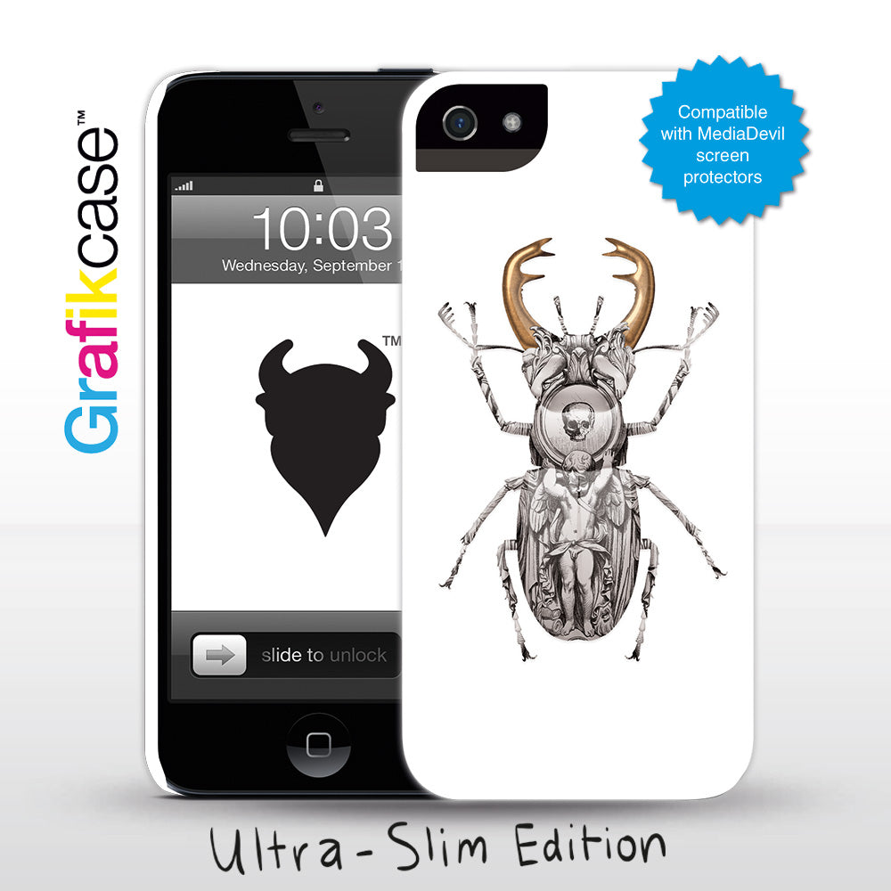 iPhone SE (1st Gen) and iPhone 5/5s Case: Stag Beetle by Magnus Gjoen | Grafikcase