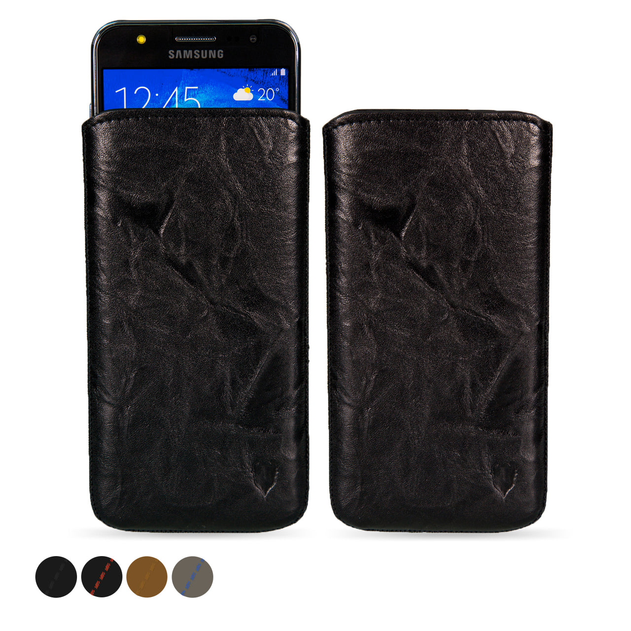 Samsung Galaxy J5 (2015) Genuine Leather Pouch Sleeve Case | Artisanpouch