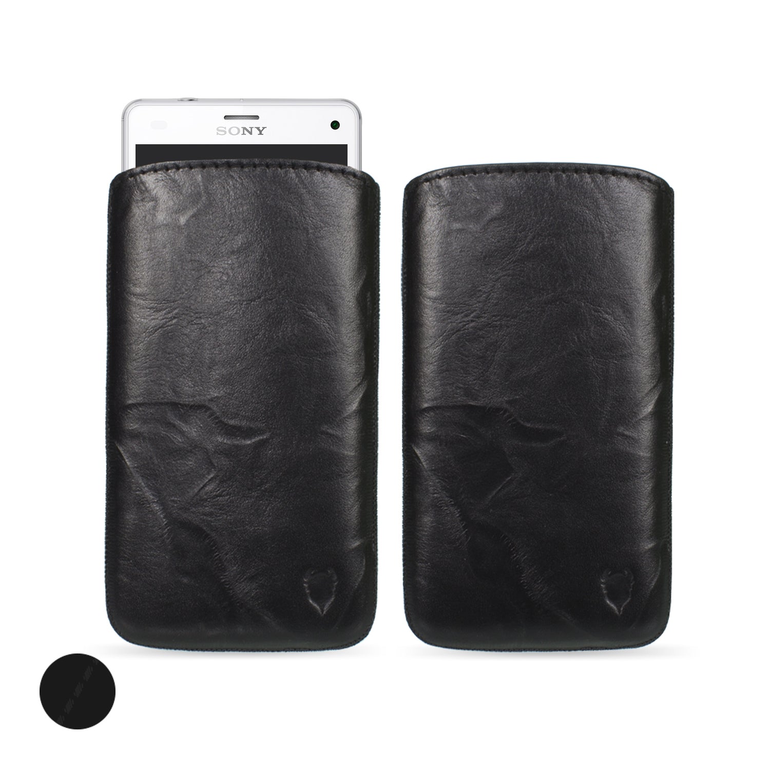 Sony Xperia Z3 Compact Genuine Leather Pouch Case