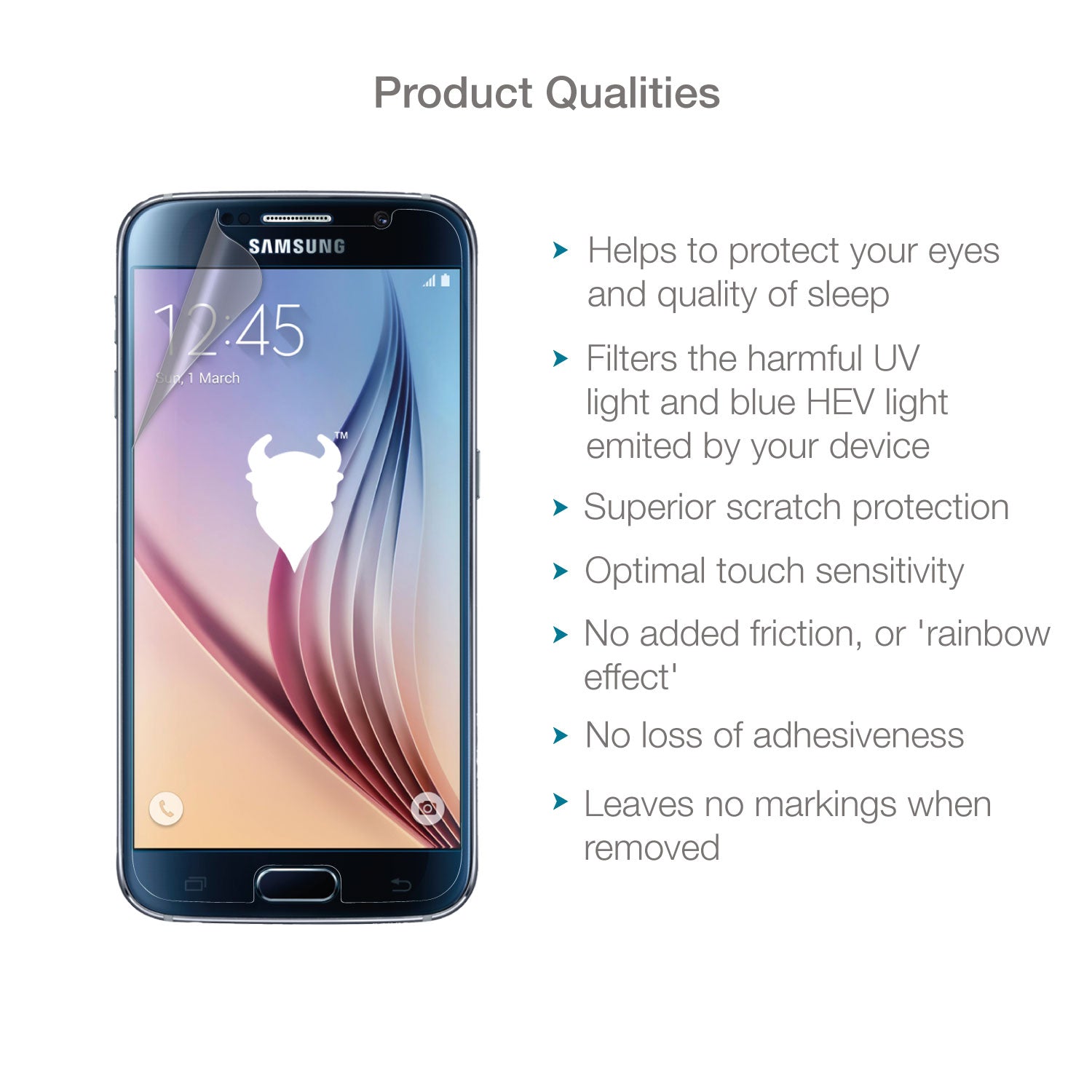 Samsung Galaxy S6 Screen Protector Blue Light Filter