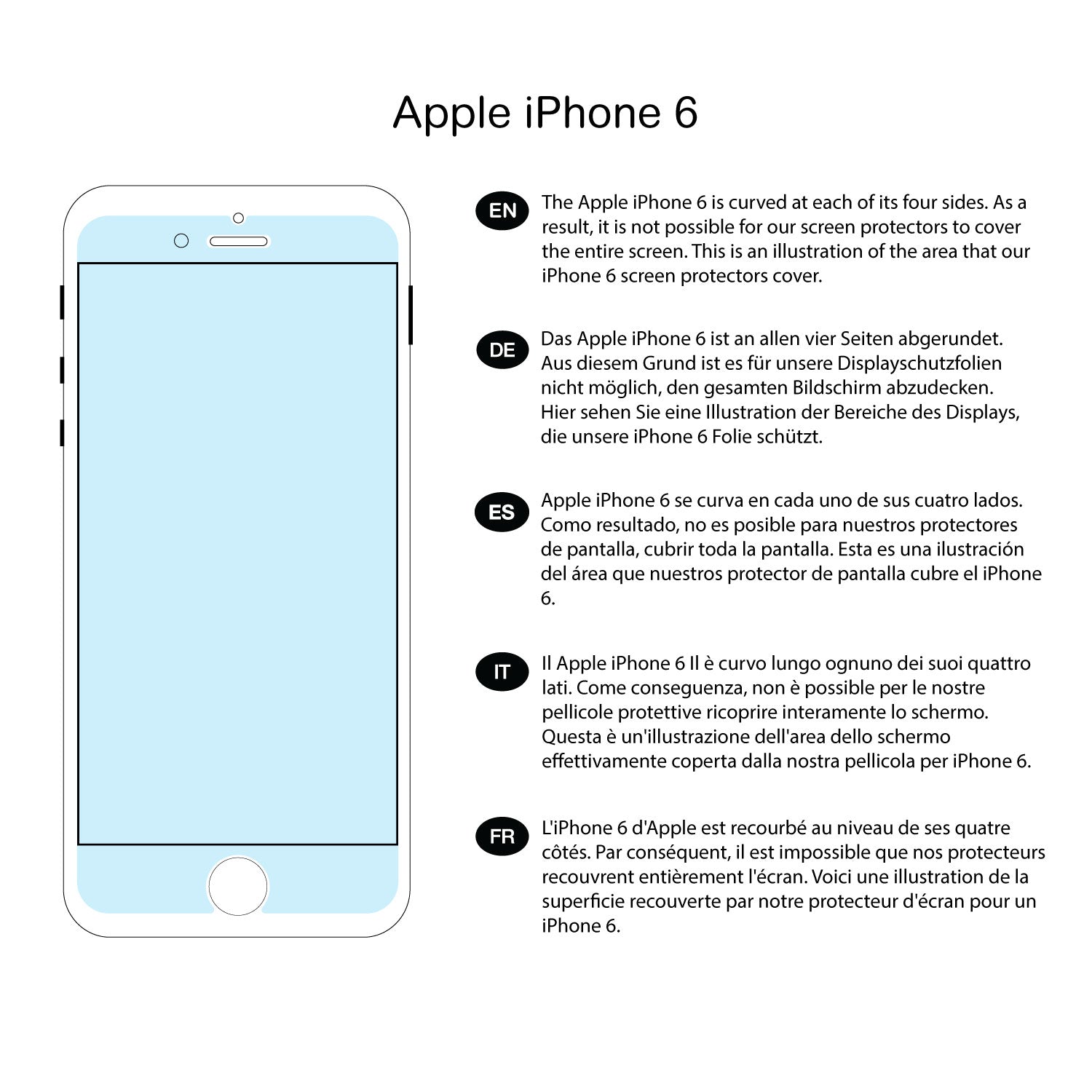 MediaDevil Pellicola Protettiva per iPhone 6 Plus e iPhone 6s Plus