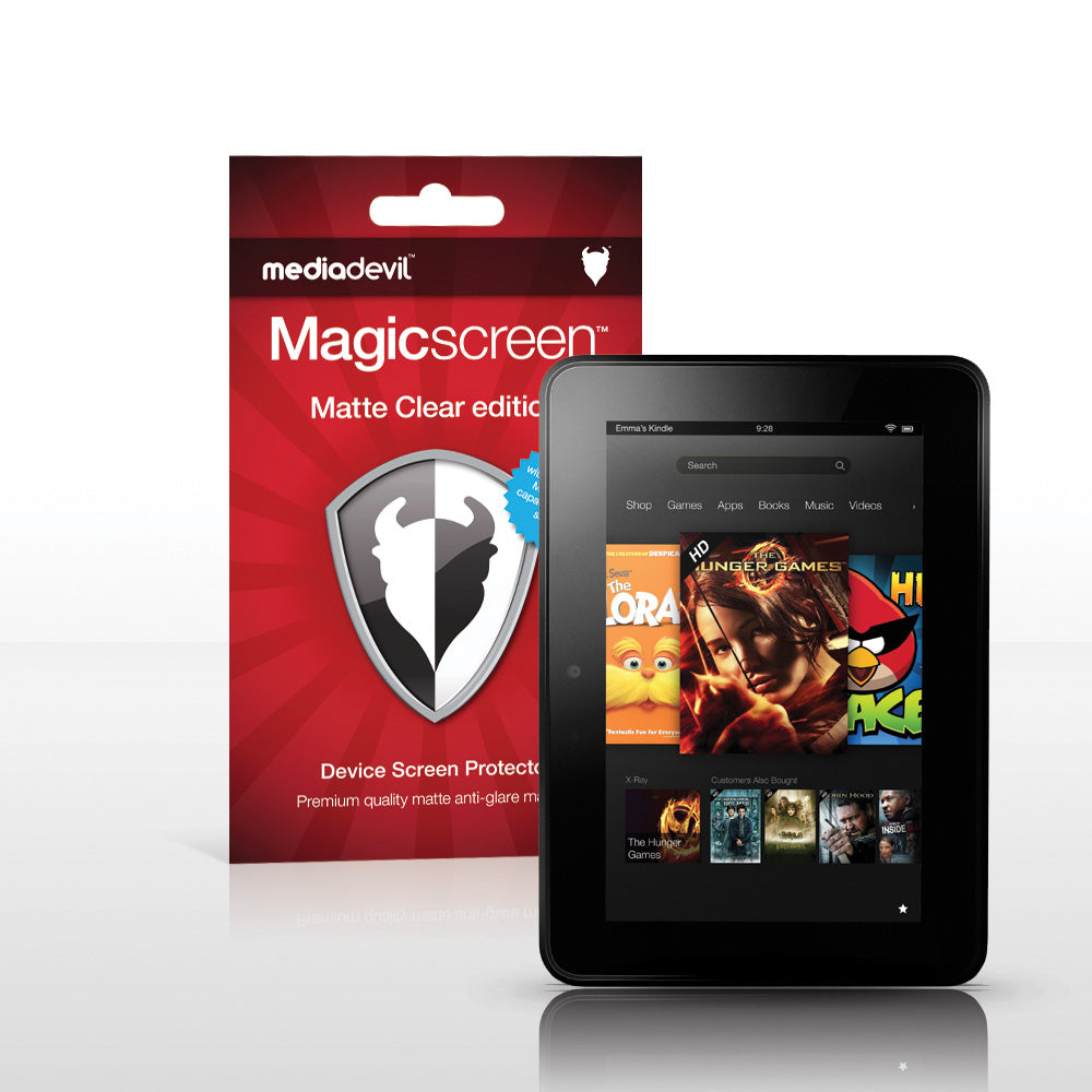 Magicscreen screen protector - Matte Clear (Anti-Glare) Edition - Amazon Kindle Fire HD 7"