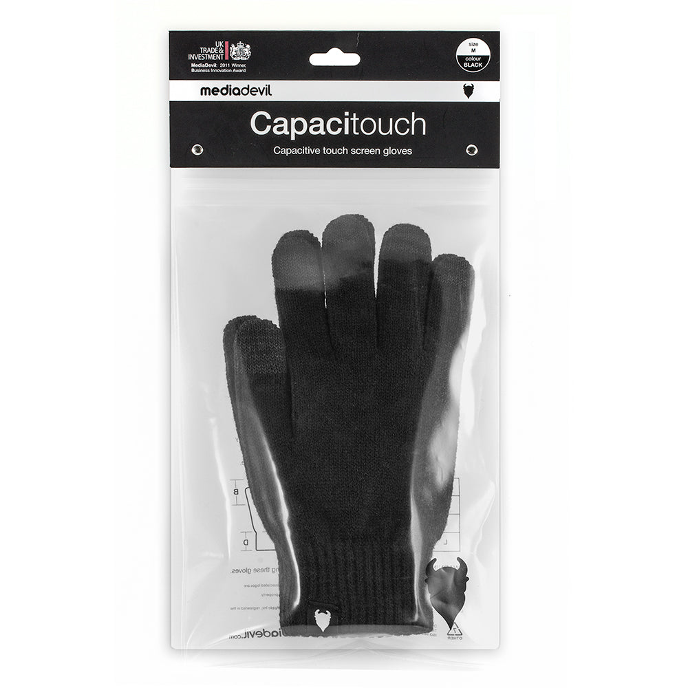 Touchscreen Gloves for Phones and Tablets Capacitouch