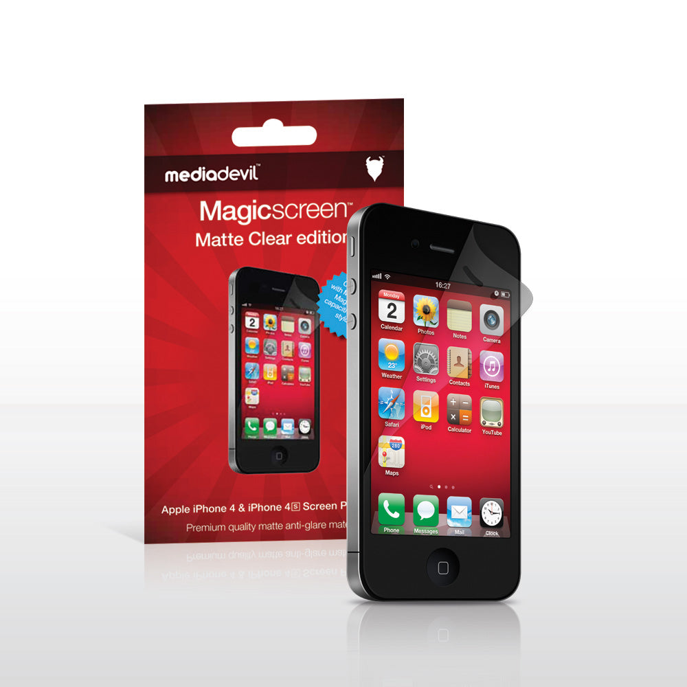 Magicscreen screen protector - Matte Clear (Anti-Glare) Edition - Apple iPhone 4 / 4S