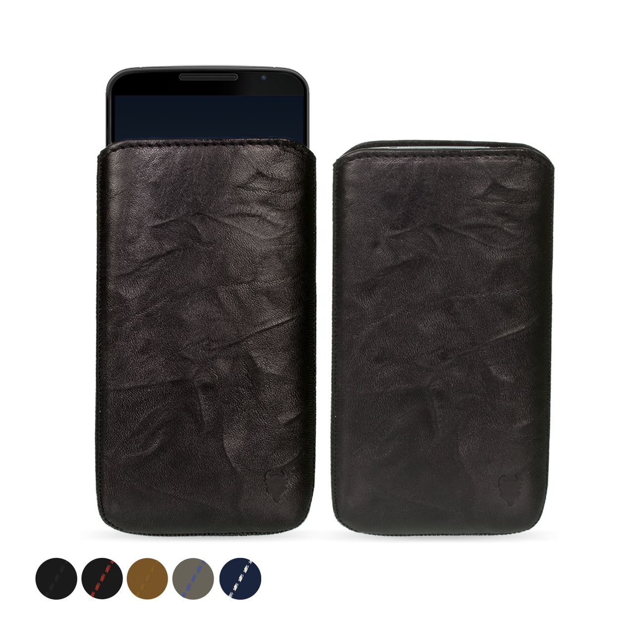 Google Nexus 6 Genuine Leather Pouch Sleeve Case | Artisanpouch
