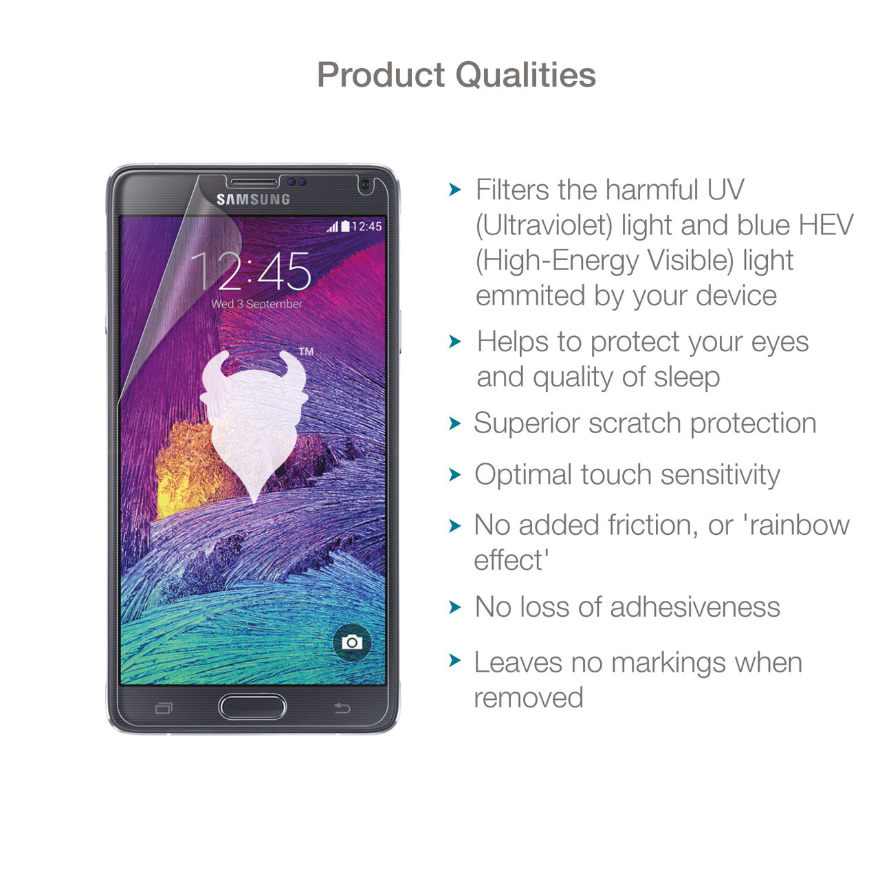 Samsung Galaxy Note 4 Screen Protector (Anti Blue Light)