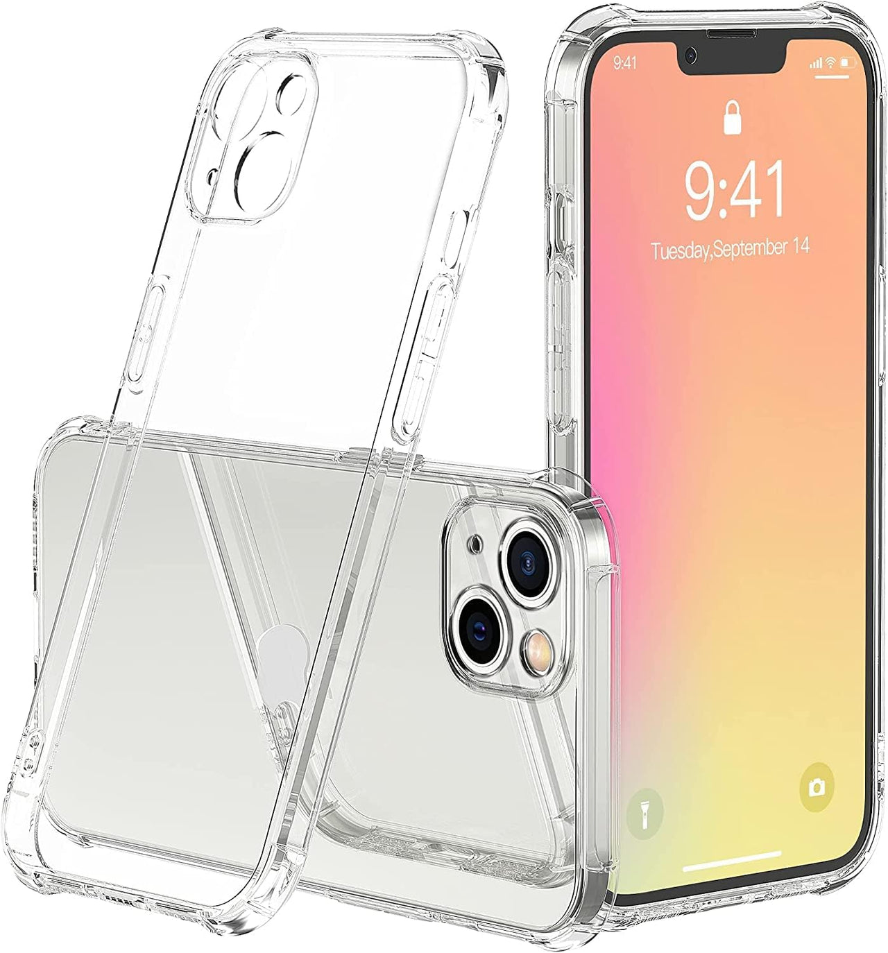 iPhone 13 Reinforced TPU Gel Case (Clear)