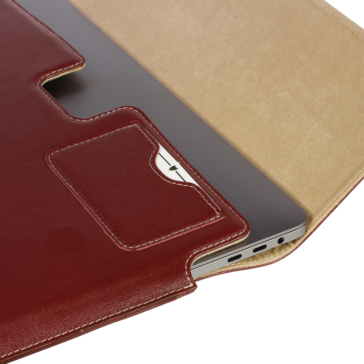 MacBook Air 13" (2018 - 2019) Genuine Leather Sleeve Case | Artisansuit