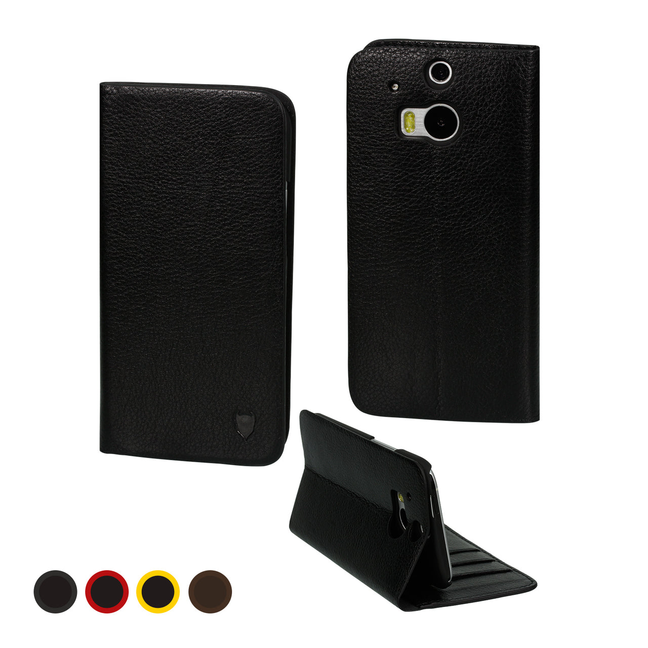 HTC One 2014 (M8) Genuine Leather Case with Stand | Artisancover