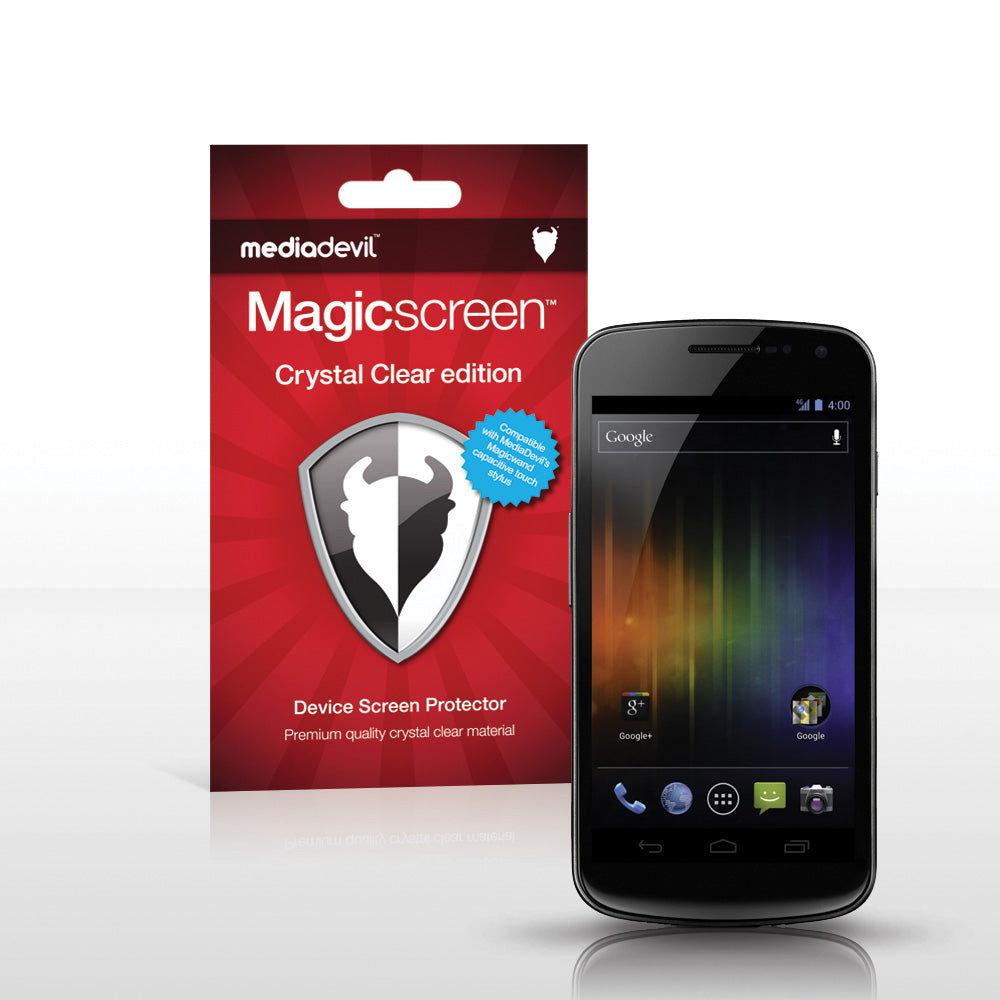 Magicscreen screen protector - Crystal Clear (Invisible) edition - Samsung Galaxy Nexus