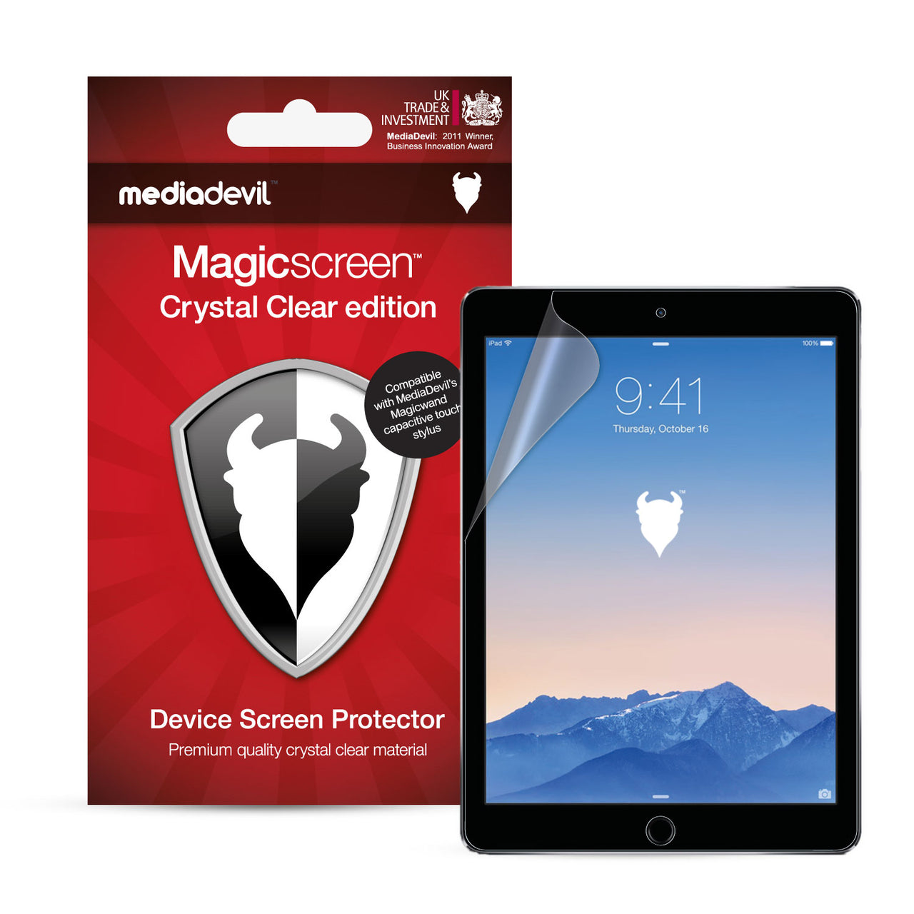 Apple iPad Air 1 & 2, iPad Pro 9.7" (2016) and iPad (2017 & 2018) Screen Protector (Clear)